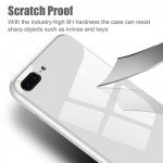 Wholesale iPhone 8 Plus / 7 Plus Fully Protective Magnetic Absorption Technology Case With Free Tempered Glass (White)